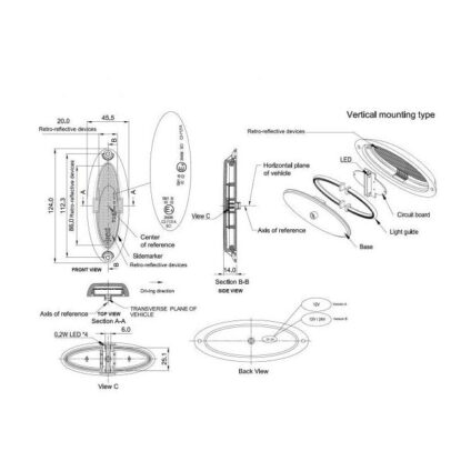 Dimatec LED Markierungsleuchte