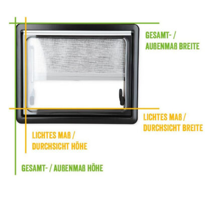 Die Carbest RW VAN Fenster zeichnen sich durch hochwertiges Design aus. Sie bestehen aus getöntem Acrylglas und einem Aluminiumrahmen (2)